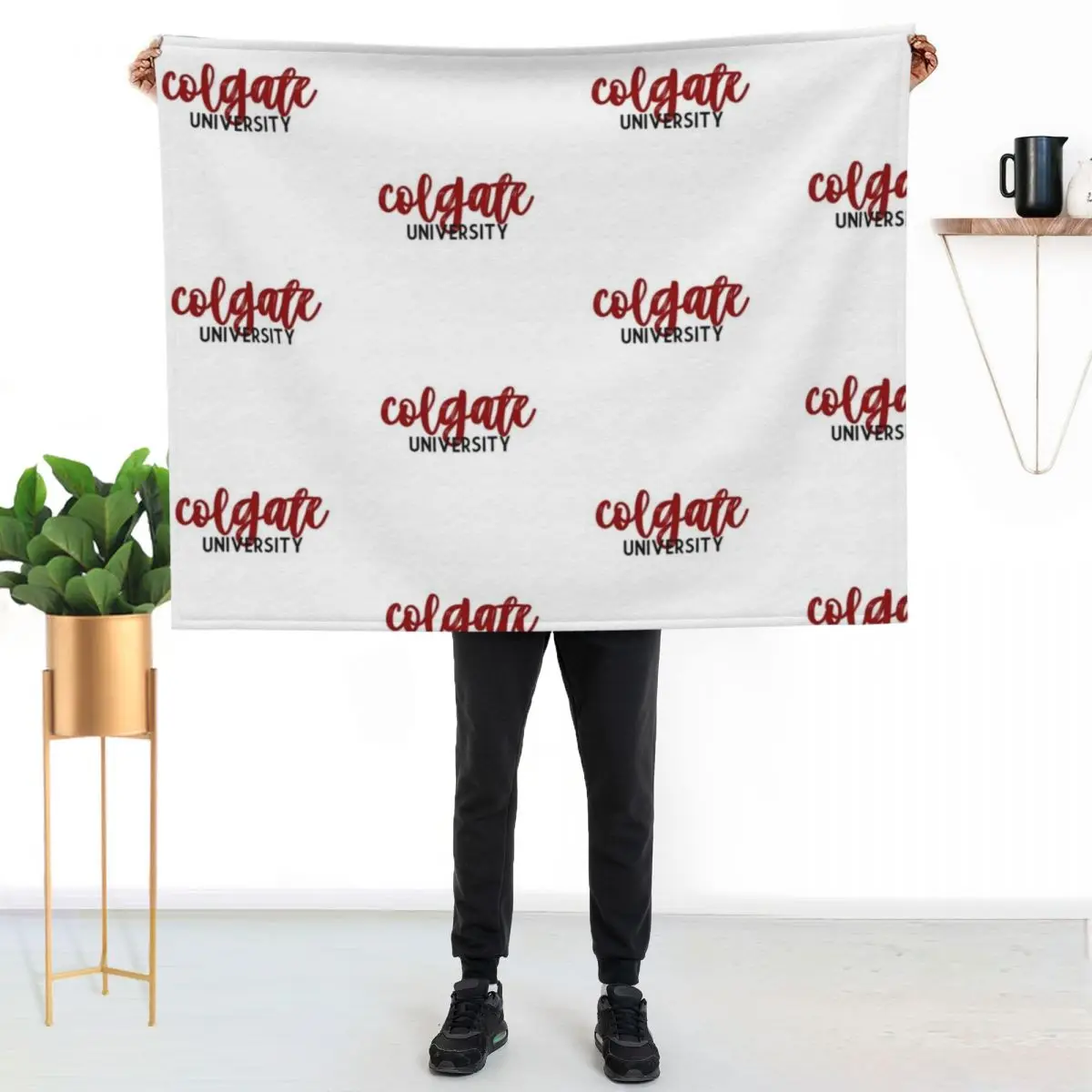 Colgate University Throw Blanket Reusable Durable Soft Blanket for All Seasons