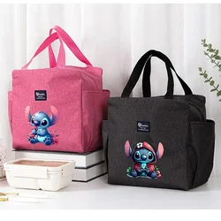 Borsa per il pranzo Lilo & Stitch Borsa Disney Personaggio dei cartoni animati Periferiche derivative Bento Box Forniture per ufficio Utensili scolastici Regali