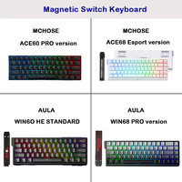 AULA MCHOSE Ace Aula 60/68 HE Esports Magnetic Switch Keyboard Rapid Trigger 8K Return RGB Hotswap 60% 68% Custom Game Keyboard