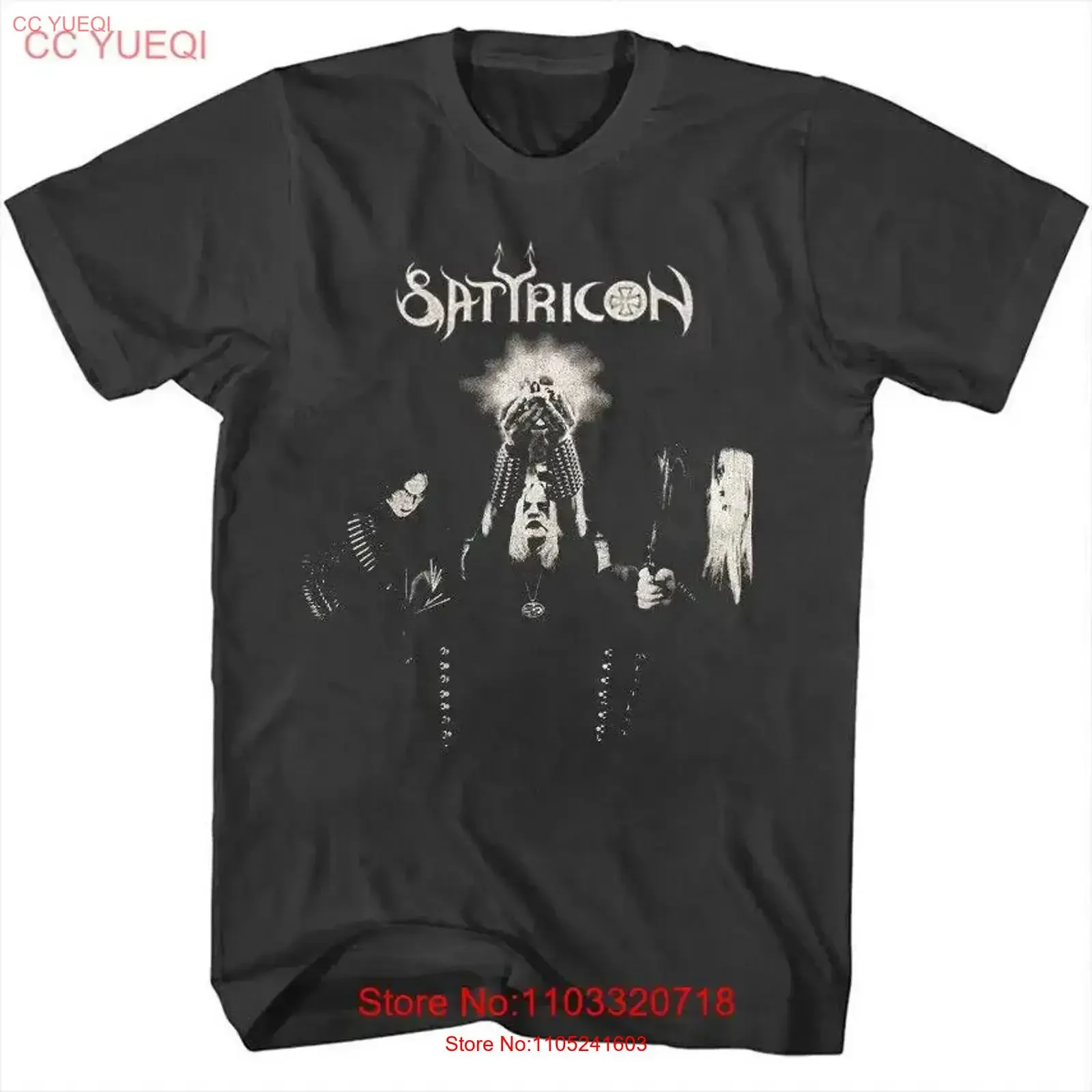 Camiseta Satyricon 1996 Nemesis Divina para Fans S 5XL BI04_447, camiseta vintage lavada para hombre, Top cómodo para uso diario