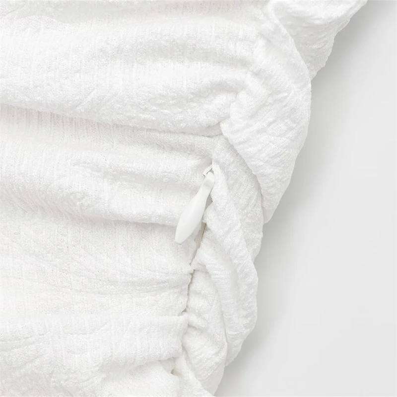 KEYANKETIAN zomer nieuwe dames zwart wit contrasterende kleur onderjurk Amerikaanse retro geplooide patchwork slanke mouwloze mini-jurk