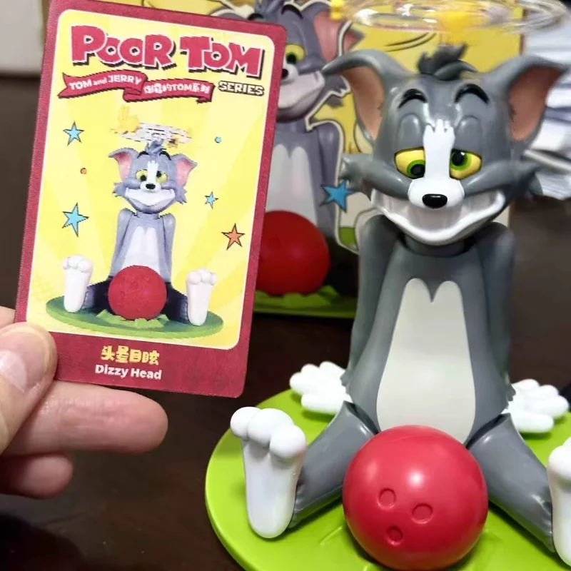 New 52toys Tom And Jerry Anime Figure Poor Tom Series Blind Box 2024 New Tom And Jerry Mystery Box Room Decoration Birthday Gift