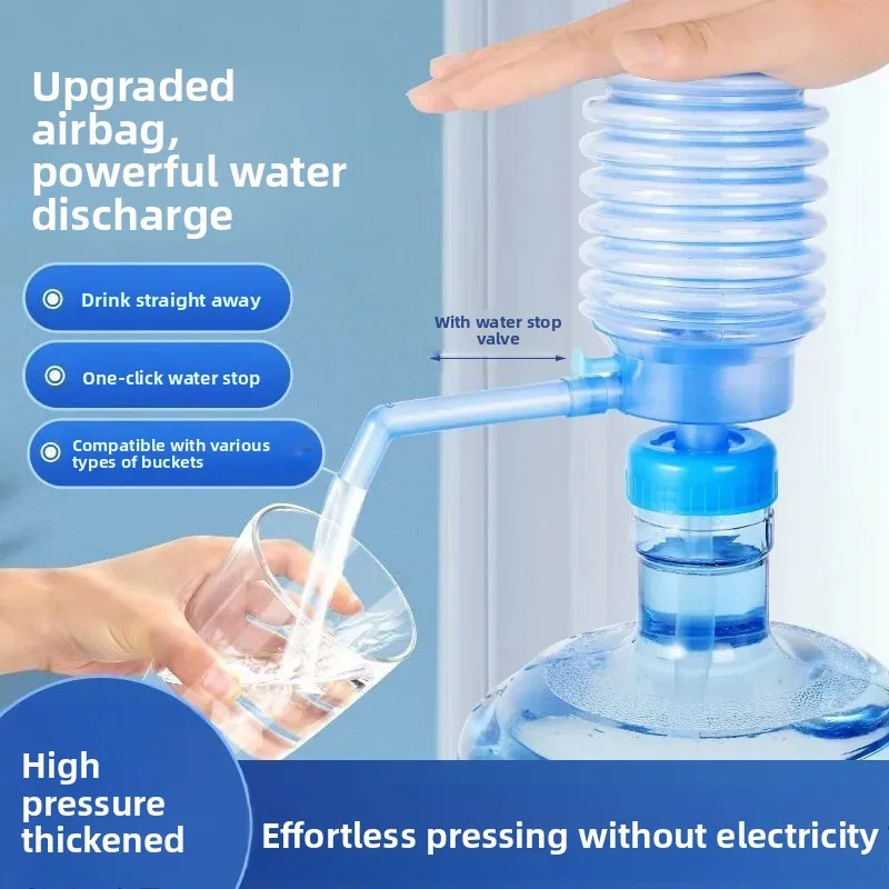 

Water Bottles Pump Manual Hand Pressure Drinking Fountain Pressure Pump Water Press Pump With An Extra Short Tube Food Grade