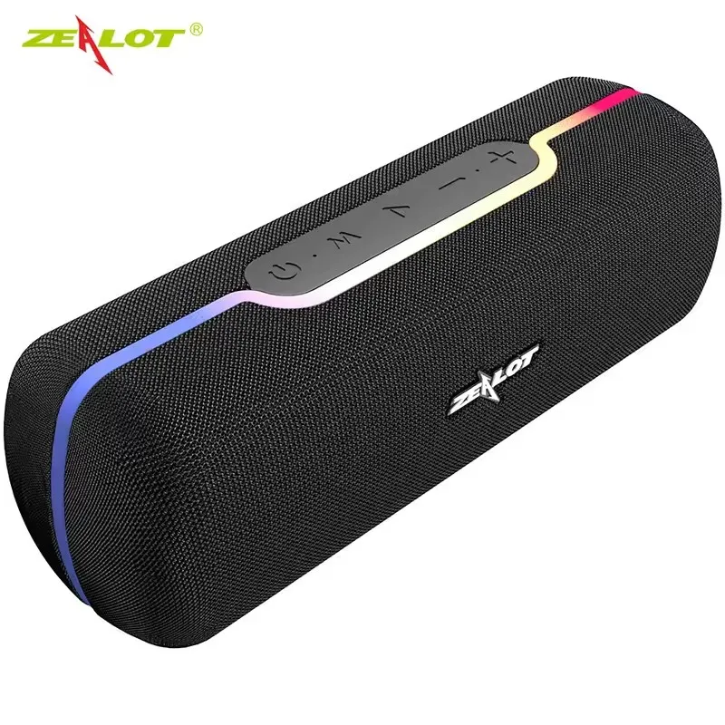 

ZEALOT S55 SoundBox Touch Control Bluetooth Speaker 10W Portable Wireless Speakers Stereo Sound Box with Bass and Built-in Mic