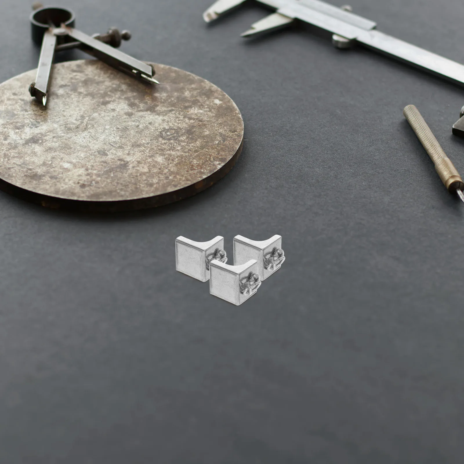 

10pcs Stainless Steel Curtain Track End Caps Secure Fit Repair Replacement Parts Slide Track Stops Hardware Accessory