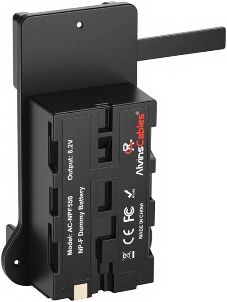 Sztuczna bateria NP-F do płytki zasilającej V-Lock V-Mount dla Sony NP-F970 F770 F550, Atomos Shinobi Shogun Ninja V, Hollyland Mars — zdjęcie produktu 6