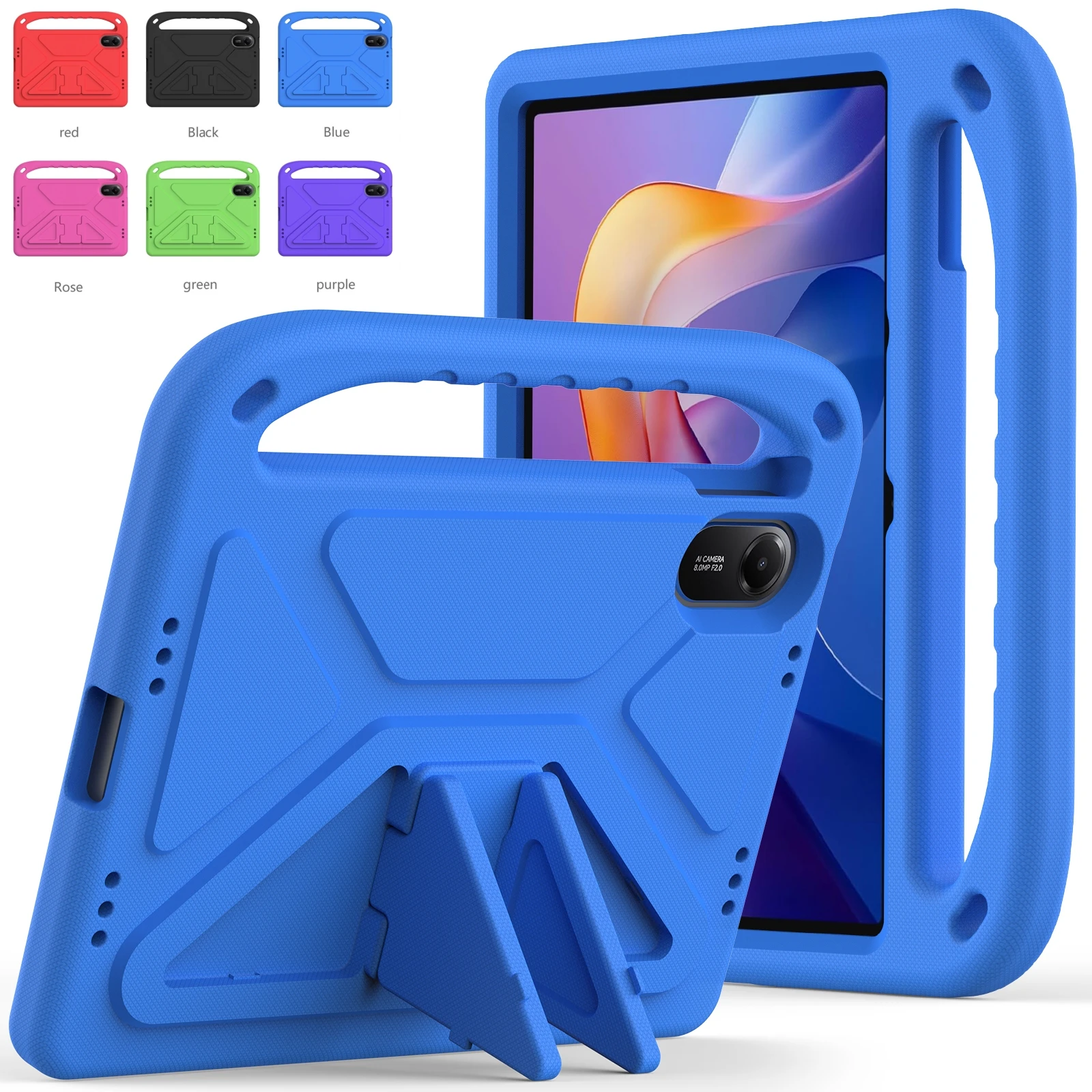 

Kids Safe EVA Stand Case for Xiaomi Redmi Pad 2 2025 11" Wifi Handle Kickstand Tablet Cover for Redmi Pad 2 Pad2 11 Inch Shell