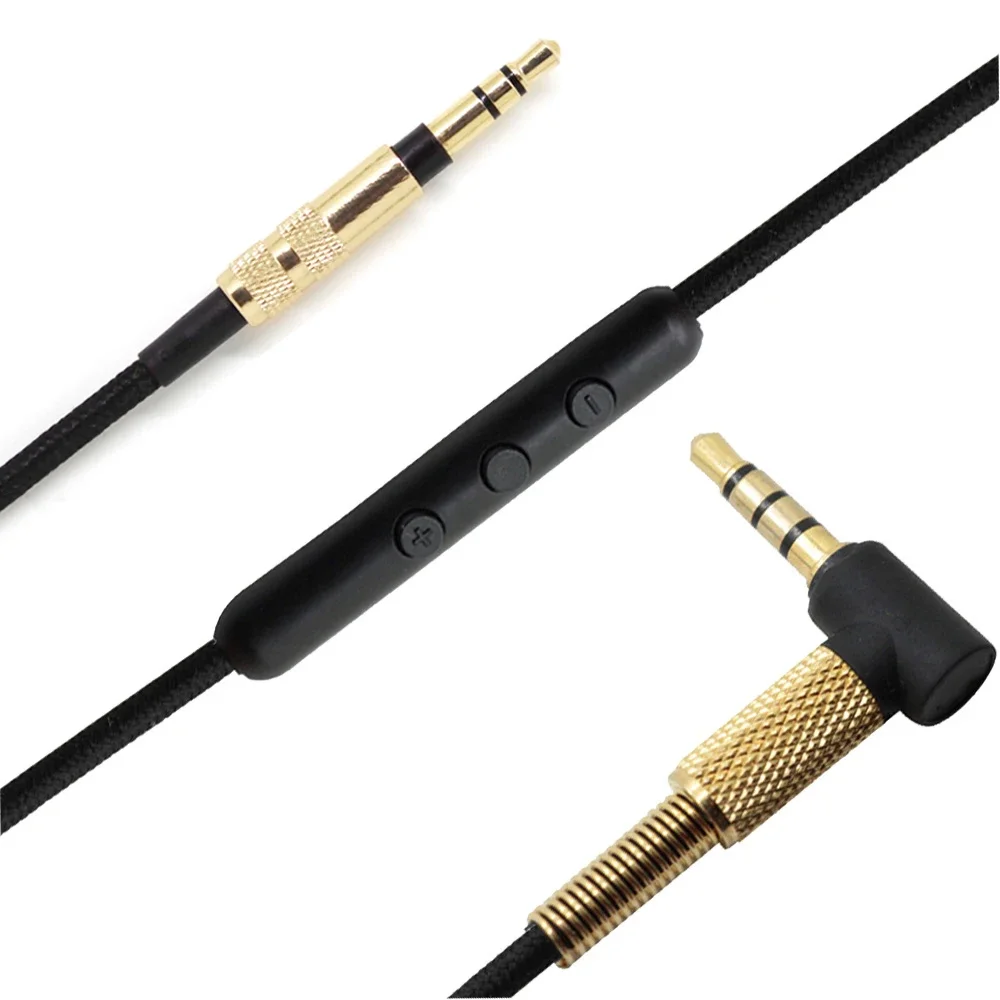 Cable de Audio estéreo de repuesto OFC, Cable de música de extensión para Skullcandy Crusher Aviator Hesh 2,0 2 3, auriculares intrauditivos con cable