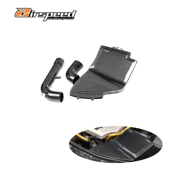 

High Performance Aerodynamics Dry Carbon Fiber 3K Twill Weave Cold Air Intake System Intake Pipe for AUDI TT TTS EA113 2.0T
