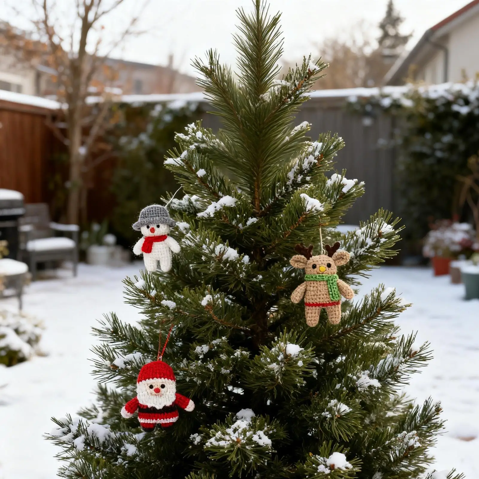 عيد الميلاد الكروشيه عدة DIY الحياكة مجموعة عطلة ديكور دمية الحياكة عدة للبالغين المراهقين DIY بها بنفسك عشاق المبتدئين عشاق الحرف اليدوية #2