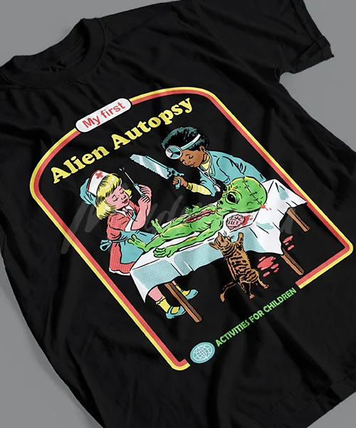 T-shirt For Anime My First Alien Autopsy Activities for Children