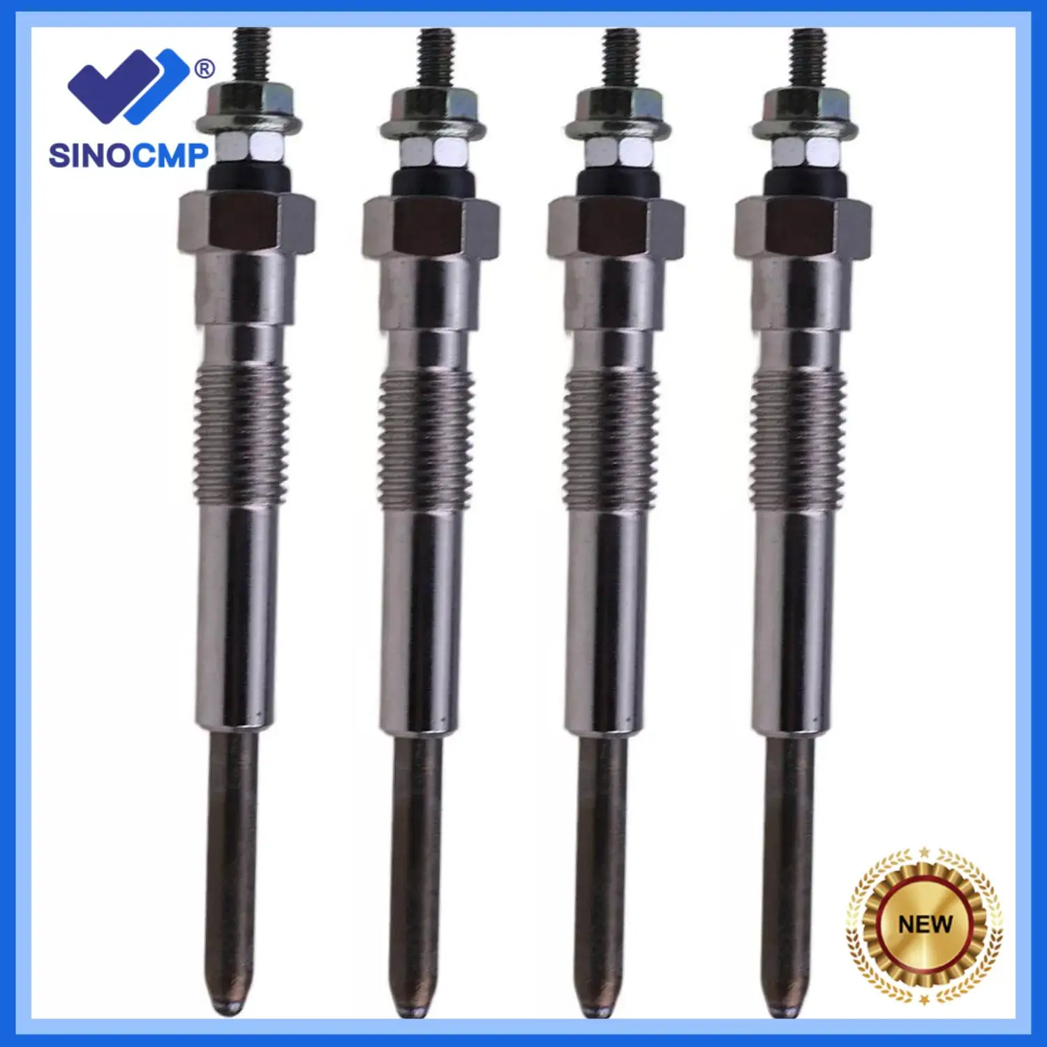 4pcs New Preheat Plugs 12V 600-815-2761 6008152761 For Komatsu Forklifts 4D95 4D95S FD20-T11 FD25-T11 Excavator Accessories