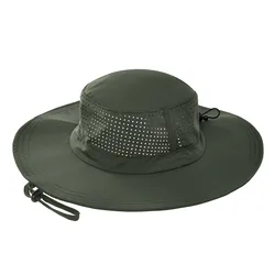 FEICUI Outdoor Sun Hat for Men Women Fishing Hats Lightweight Bucket Hat Breathable Boonie Hat for Camping Hiking Garden