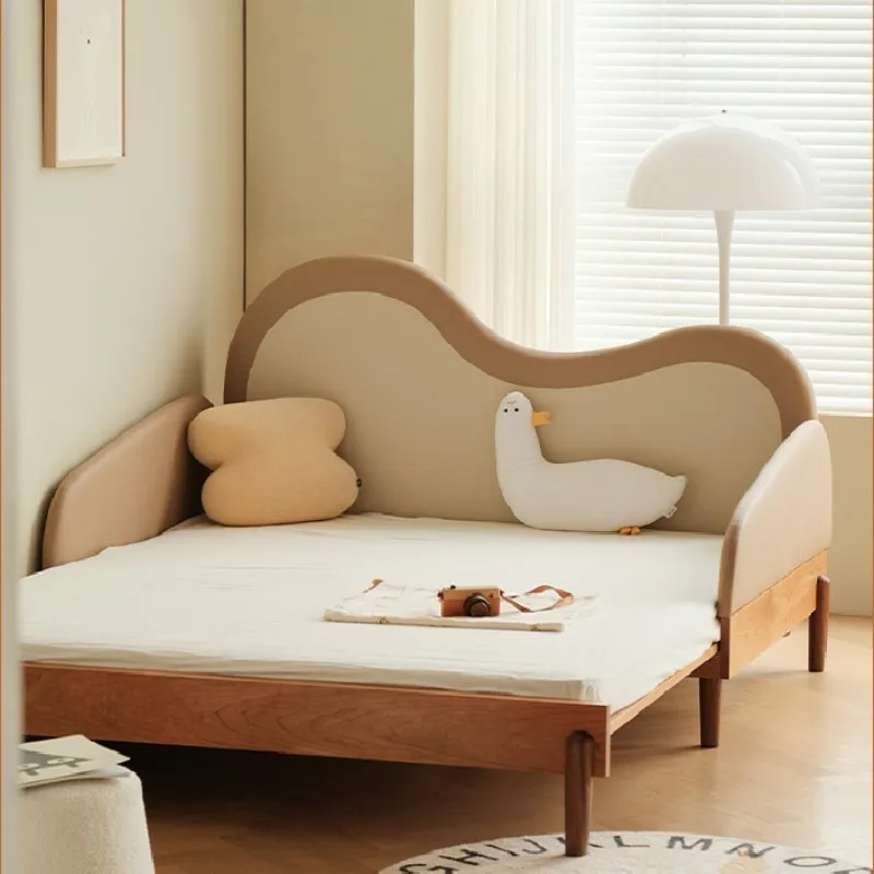 Dodo children's bed/solid wood crib telescopic splicing bed pull-out bed children's furniture boy girl