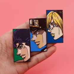 Anime Fighter Hard Enamel Pin Brooches for Women Lapel Pins Badges on Backpack Clothing Accessories Manga Jewelry Fans Gift