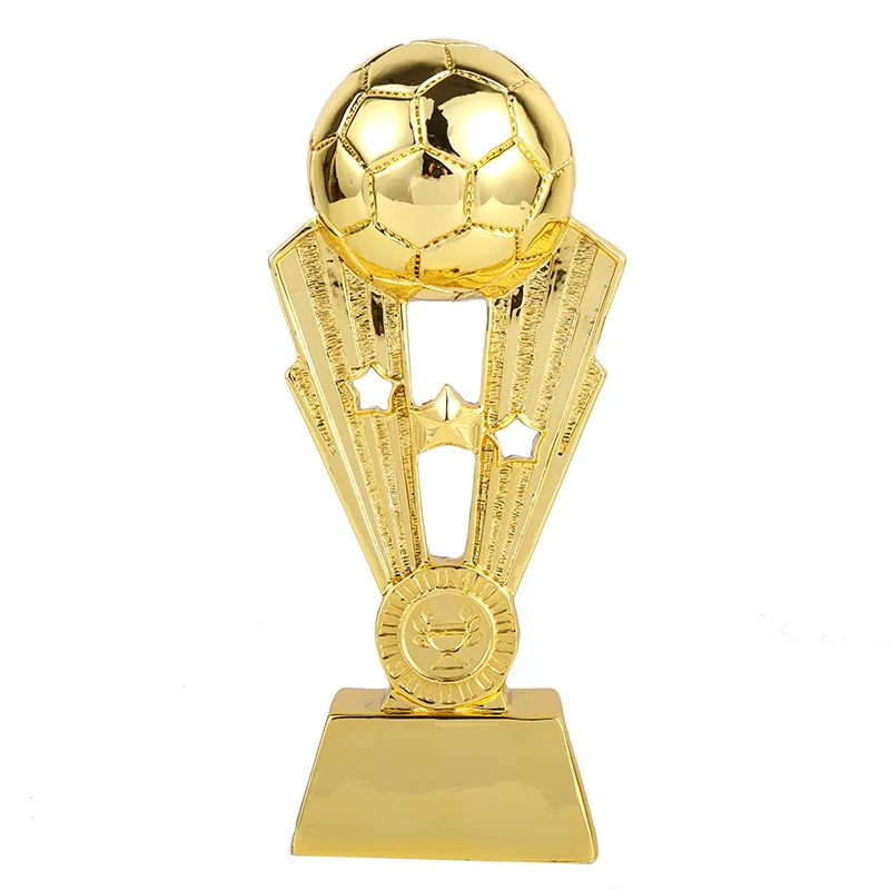 Football team competition resin trophy Electroplating Champions Cup