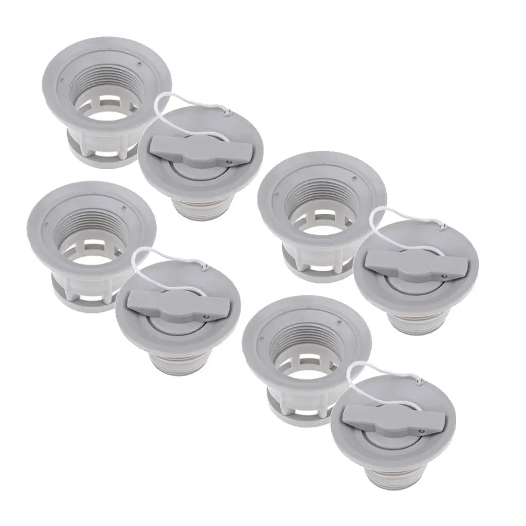 4Pack 6 Holes Inflatable Kayak Air Valve Cap for Replacement of