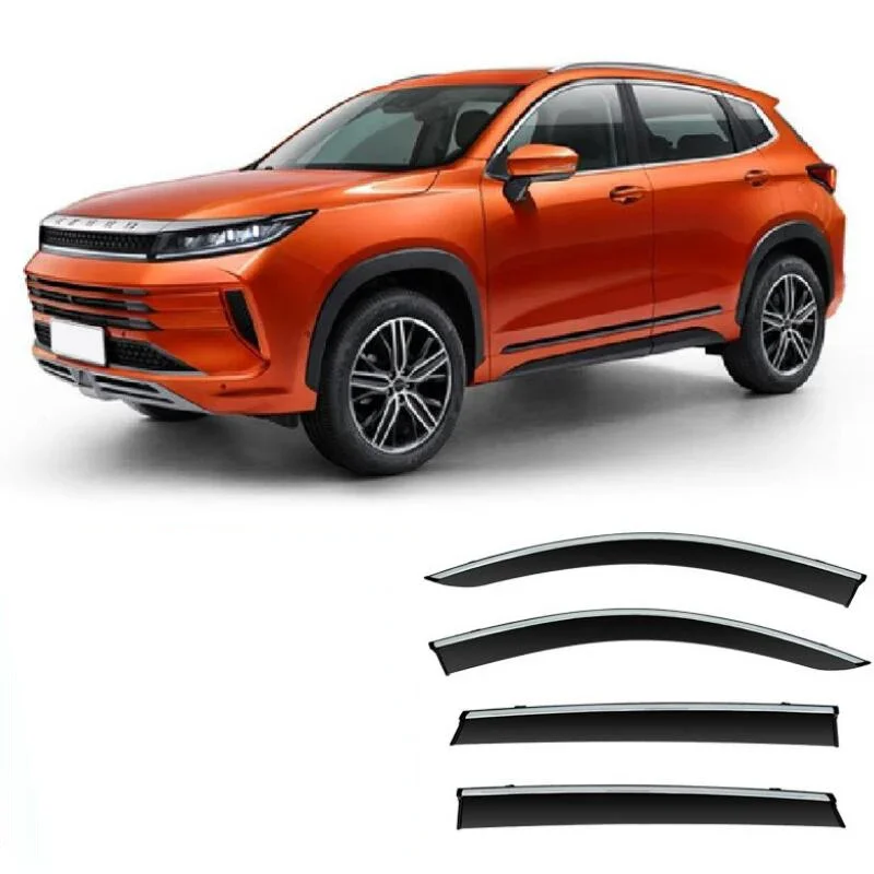 Window Visor Side Window Deflector Car Rain Guard Visor For Exeed LX 2019 2020 2021 2022 2023