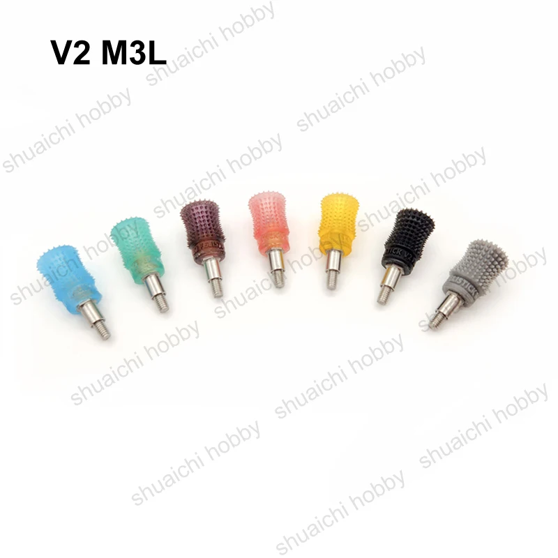 1 زوج طائرة بدون طيار FPV تحكم عن بعد عصا التحكم رافعة المضادة للانزلاق الروك غطاء التحكم عصا V2/V3 M3L لملحقات الجيب RadioMaster