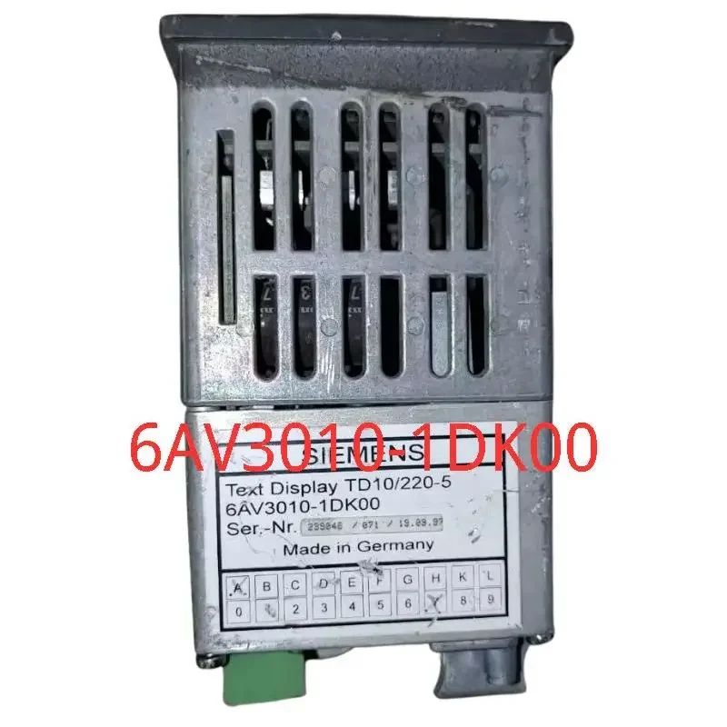 6AV3010-1DK00 Used Display  6AV3010 1DK00