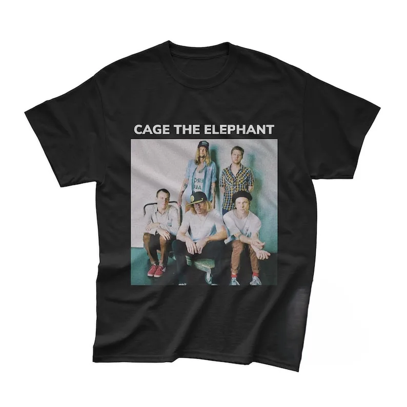 Cage The Elephant Exclusive T-Shirt, Unisex Indie Music Band Merch