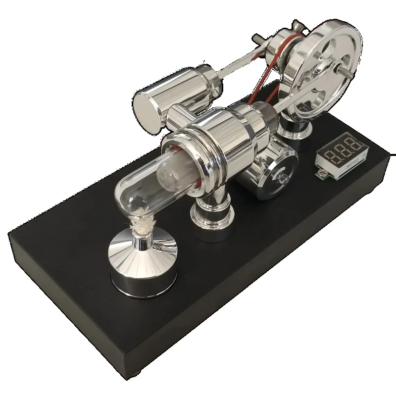Stirling Engine, Star Ring Engine Model, Creative Gift Physics Experiment DIY Power Generation Toy Engine