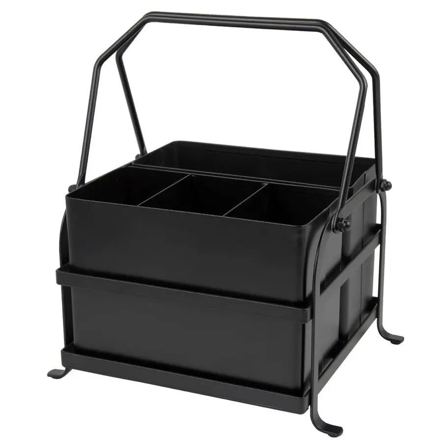 

Silverware Caddy Utensil Organizer With Handle, Outdoor Picnic and Camping Utensil Holder, Flatware Holder for Party Gatherings,