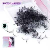 SONG LASHES 3D 4D 5D 6D 7D 8D 500 Fans Premade Volum Loose Fans Lashes Black Soft and Natural False Eyelashes Makeup Tools