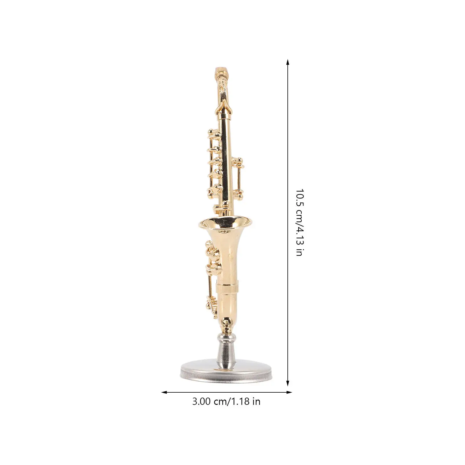 Mini Saxophone Working Storage Pocket Miniature Musical Instrument Saxophones Saxaphone