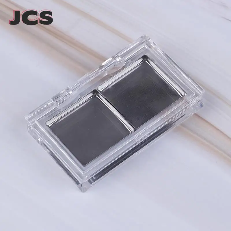 DIY Eyeshadow Palettes 2 Grids Empty Eyeshadow Dishes Eyeshadow Subpackaging Boxes For Women Girls Ladies Refillable Box