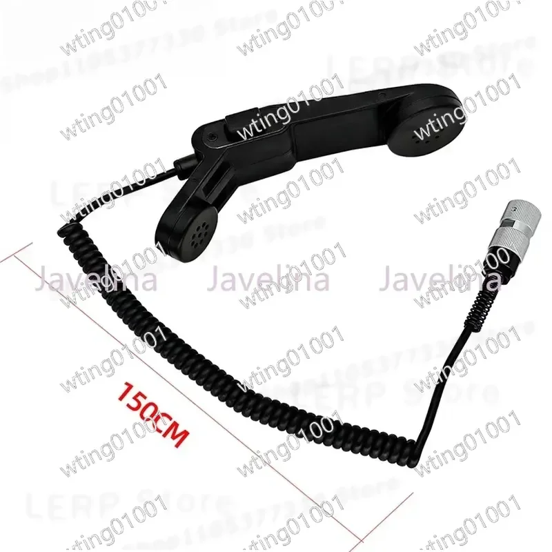 for TAC-SKY H250 6 Pin PTT Intercom Headset for AN/PRC-152 AN/PRC-148 Radio Black Push to Talk Cable Adapter