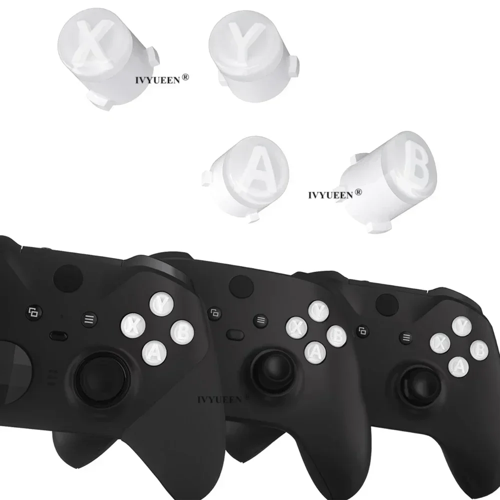 Ivyueen substituição botões de ação abxy personalizados para xbox one s/elite série 1 2 controlador reparação símbolos clássicos chaves abxy