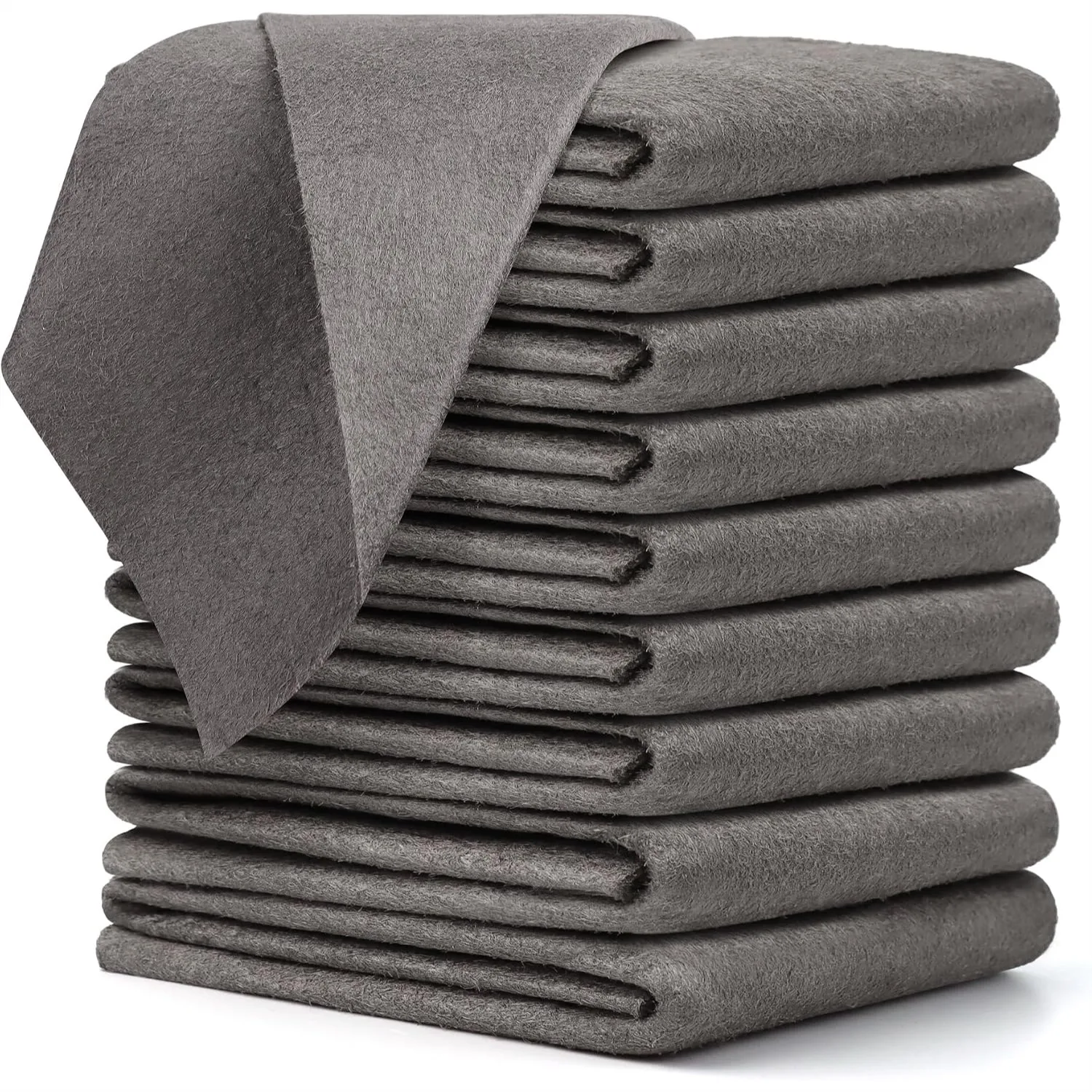 10 Pcs Microfiber Cleaning Cloths, Streak Free Reusable Wipes for Windows Glass and Multiple Surfaces
