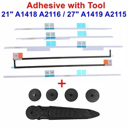 LCD Display Screen Adhesive Strip Sticker Tape + Opening Tool Kit for Apple iMac 21.5