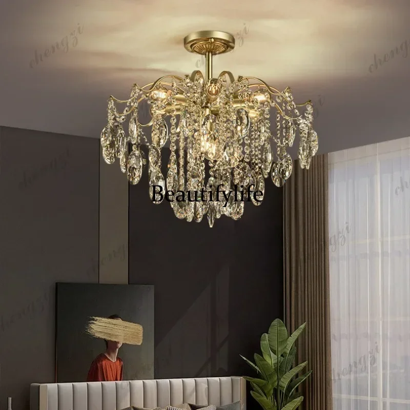 L181 Bedroom light, light luxury in the study, new medieval French cloakroom, retro American living room room room light