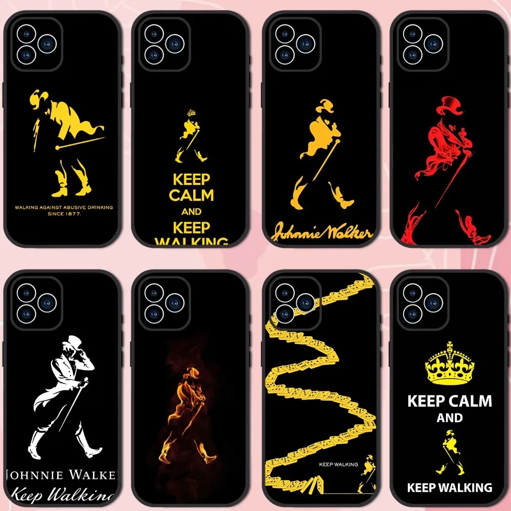 Чехол для телефона J-Johnnie Walker с логотипом для Samsung Galaxy S10 FE S21 Ultra S22 Lite, мягкий чехол для телефона Note 10, задняя крышка