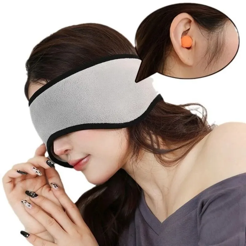 Shade Eye Mask Students Dormitory Sleep Snoring Noisy Mute Noise Reduction Ear Protection Sets Soundproof Sleep Eye Masks