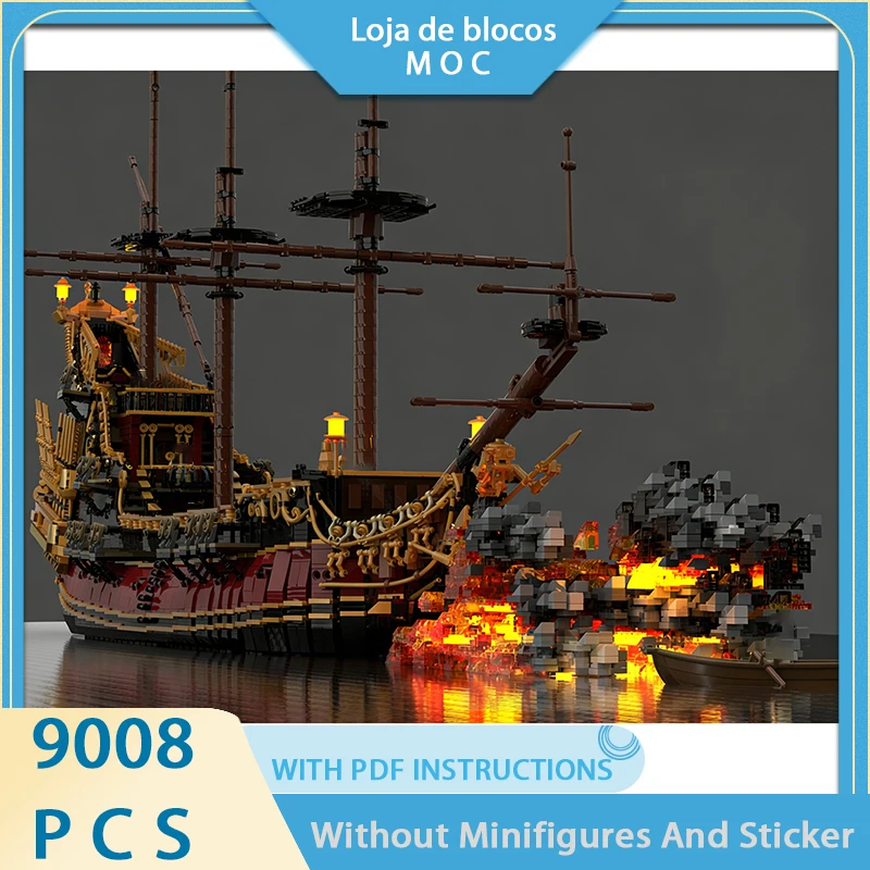 

Exquisite New Product MOC Building Blocks Movie Scene Model Queen Anne's Revenge Technology Modular Children's Toy DIY Gift Set