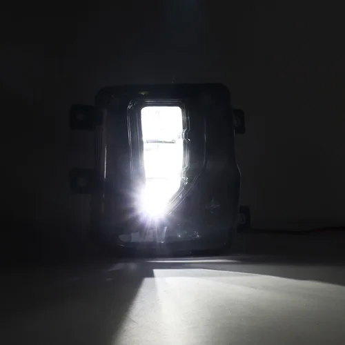 Imagen 2 del producto Accesorios de coche para Chevrolet Silverado 1500 2016-2018 luz antiniebla del parachoques delantero lámpara de circulación diurna lámpara de señal 84000613 84000614