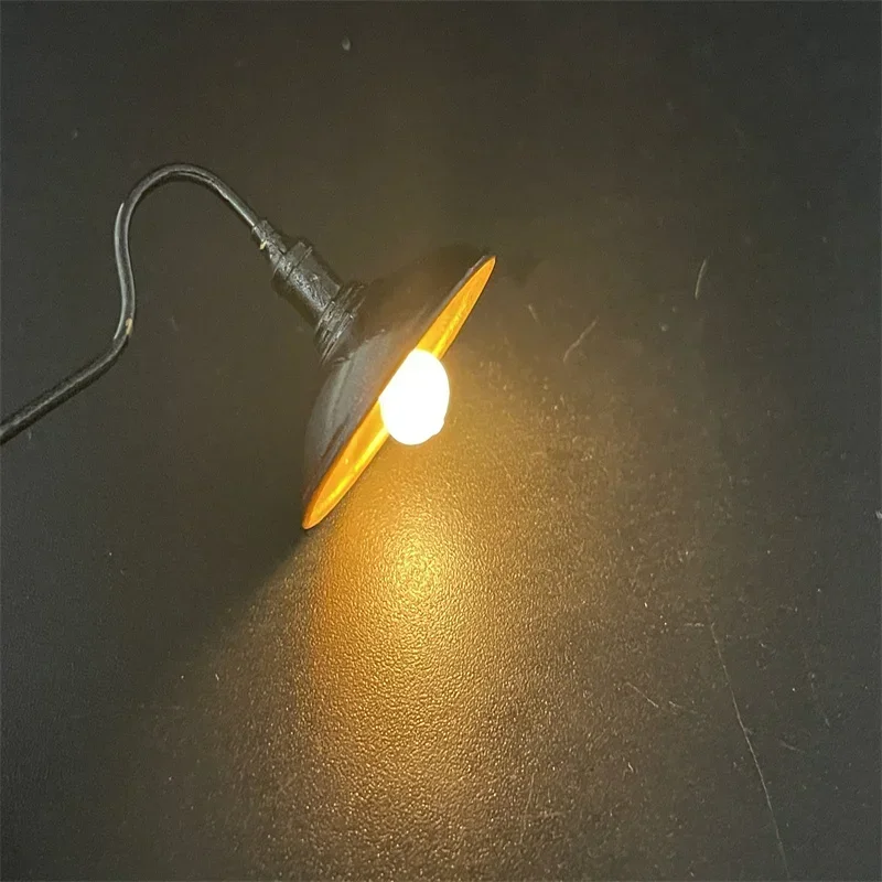 New Metal SMD LED Wall Light Train 1:87 HO 100 Scale Building Sand Table Diorama Street Model Lamp