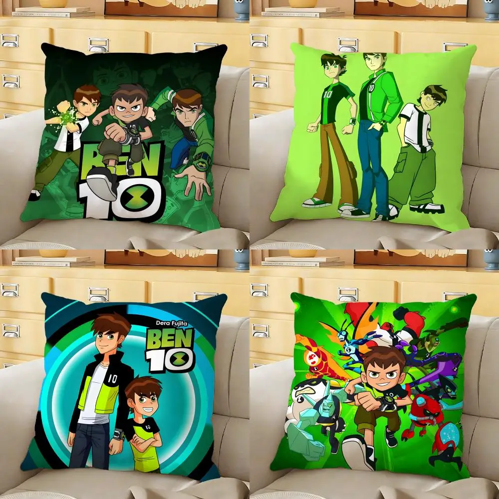 B-Ben 10 Ultimate A-Alien Cushion Cover Soft Durable Reversi