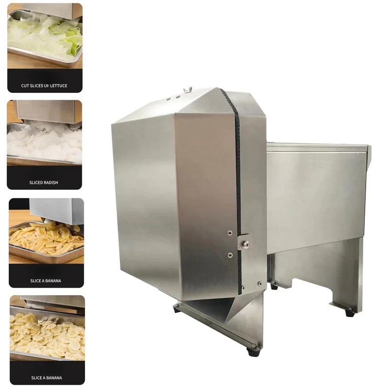 Small Lemon Orange Slicer Electric Type For Banana Cucumber Tomato Fruit Vegetable Processing Vegetable Cutting Machine
