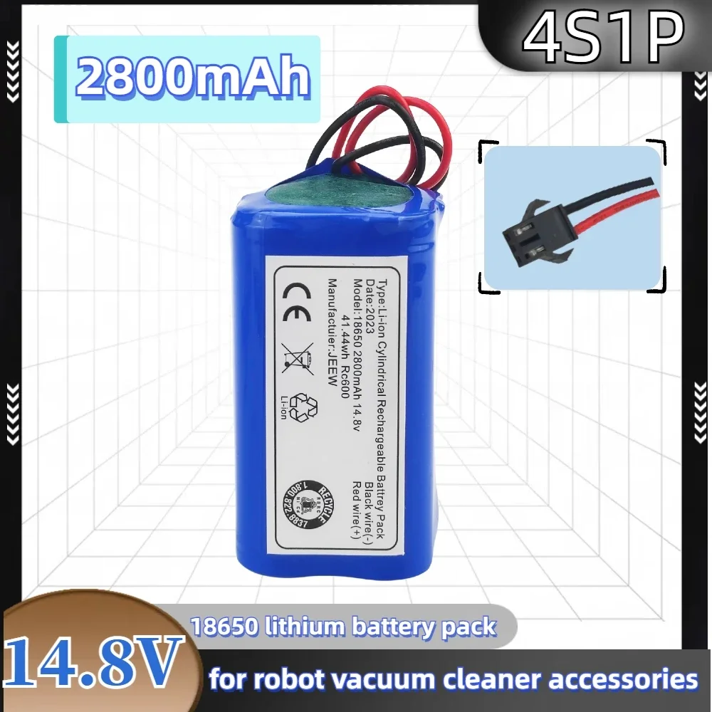 

New 14.8V 2800mAh 18650 Li-ion Battery For Airrobo P20 Robot Vacuum Cleaner battery