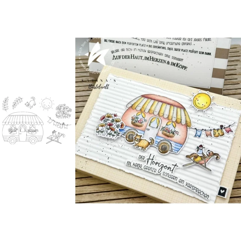 Neu eingetroffene Vorverkaufs-Stanzformen und Stempel für DIY-Scrapbooking/Fotoalbum, dekorative Prägung, DIY-Papierkarten