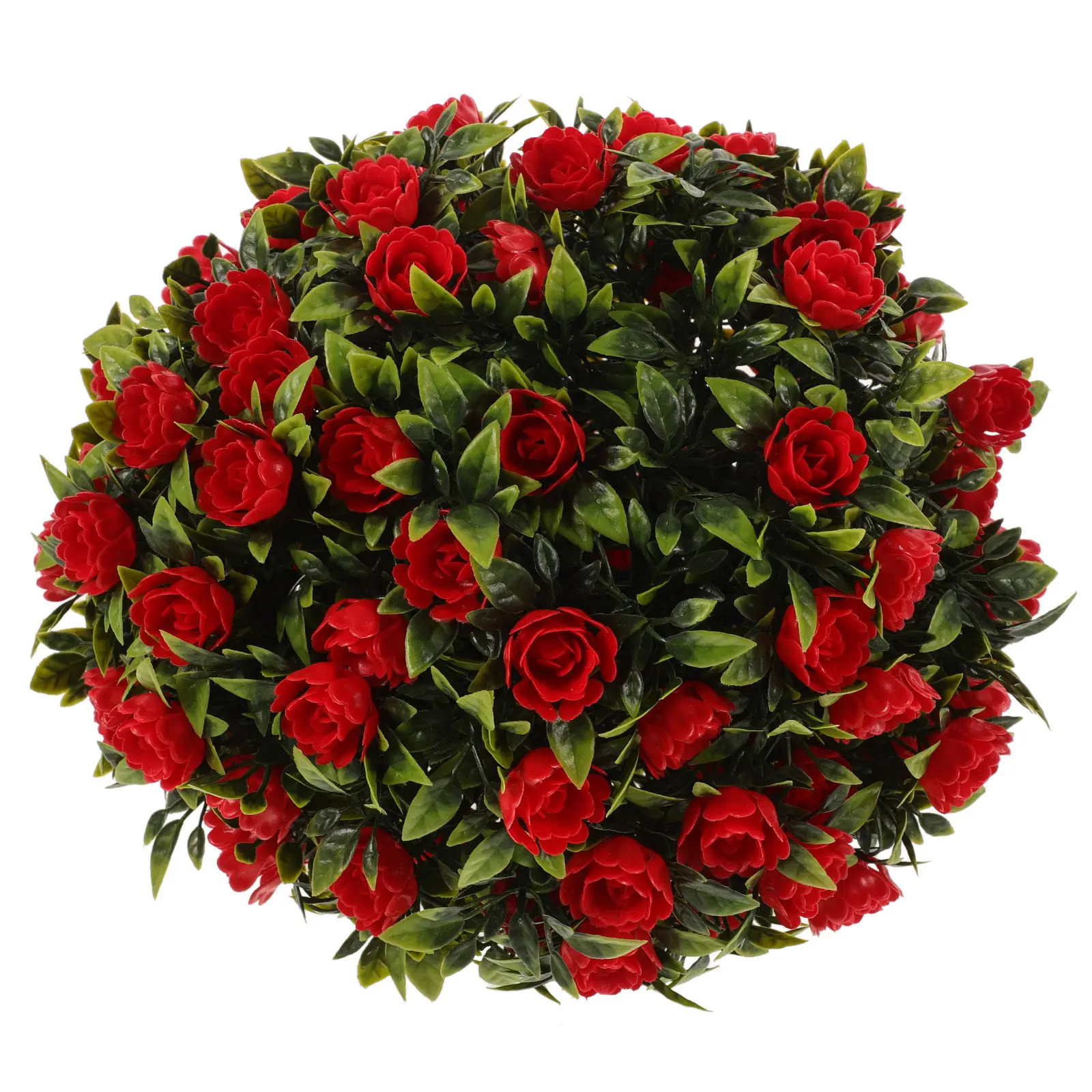 

Искусственный топиарный шар: реалистичное пластиковое растение-сфера для декора дома, улицы, свадеб, вечеринок, Рождества (Эвкалипт)