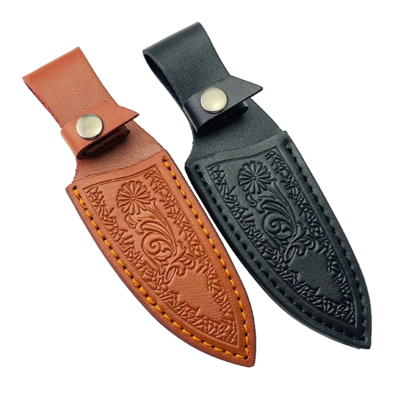 

Knife Protective Cover Leather Sheaths Knife Guard for Various Knife