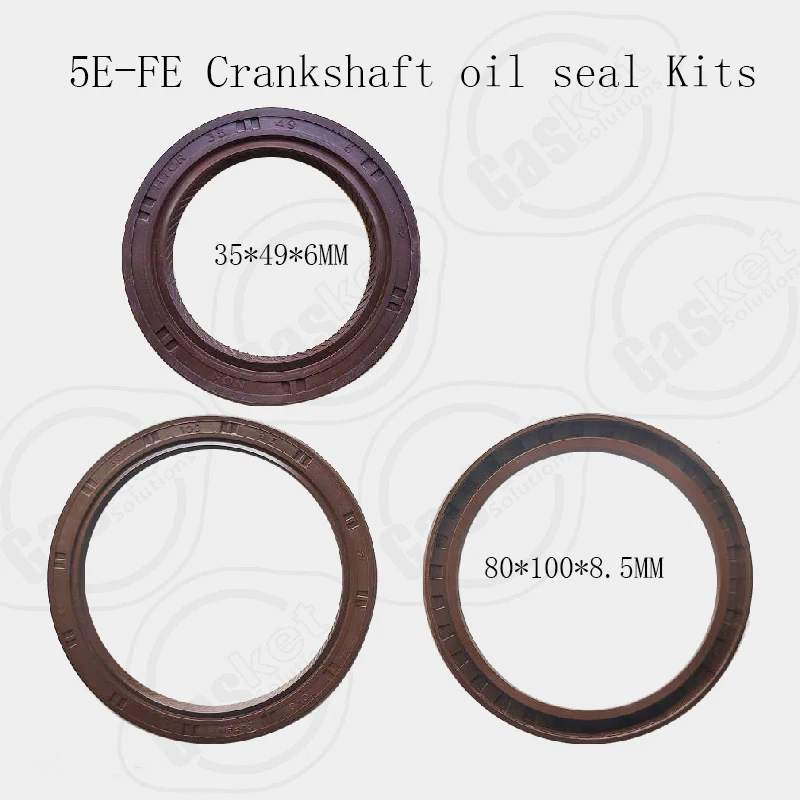 22R 5E-FE 5EFE 4EFE 4E-FE 3B Engine Front and Rear Crankshaft Oil Seal Kit FOR TOYOTA Engine Spare Part