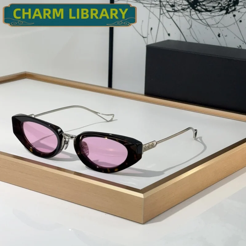 Sunglasses Cat Eye Women Acetate Black Retro Designer Luxury Brand Model Travel UV400 Girl Fashion SUN GLASSES High Quality
