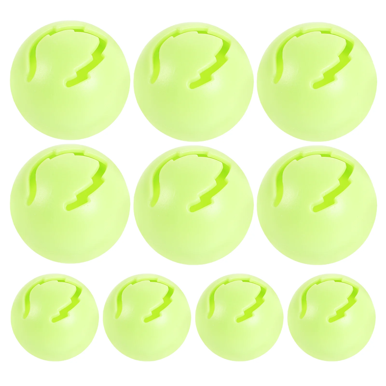 10 Pcs Bell Baby Dolls Puppet Insert Component Replacement Maker Ball Plastic Toys Rattles