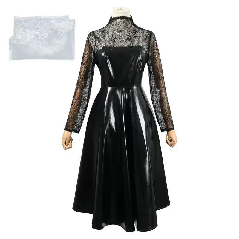 

Sakamoto Daily Buddha cosplay costume full set of leather strapless skirt cosplay anime set